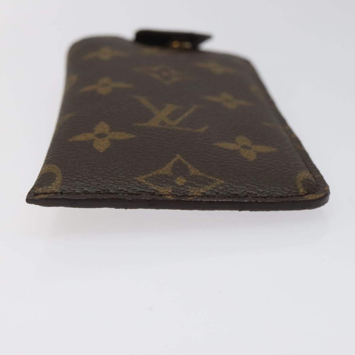 LOUIS VUITTON Monogram Etui Lunette PM Glasses Case M66545 LV Auth BD730