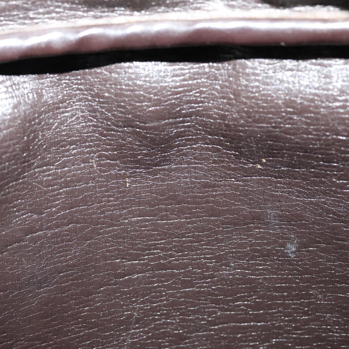 Christian Dior Trotter Canvas Shoulder Bag Brown Auth BD734