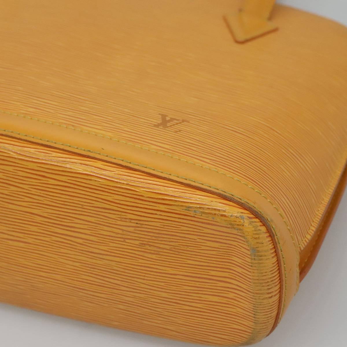 LOUIS VUITTON Epi Lussac Shoulder Bag Yellow M52289 LV Auth BD778
