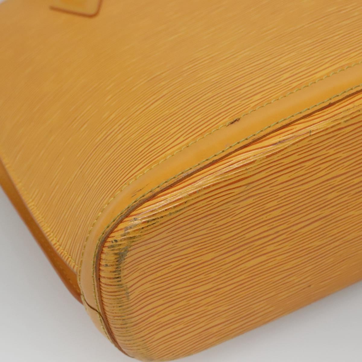 LOUIS VUITTON Epi Lussac Shoulder Bag Yellow M52289 LV Auth BD778