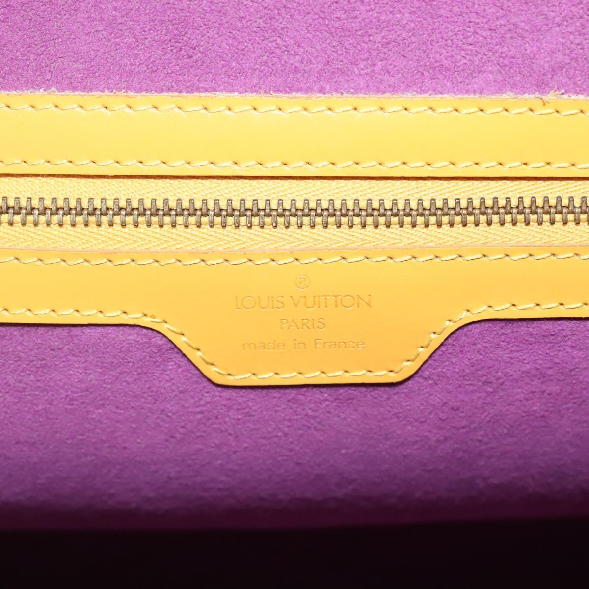 LOUIS VUITTON Epi Lussac Shoulder Bag Yellow M52289 LV Auth BD778