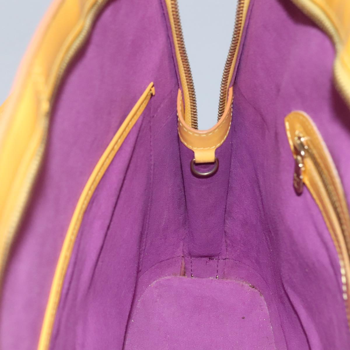 LOUIS VUITTON Epi Lussac Shoulder Bag Yellow M52289 LV Auth BD778