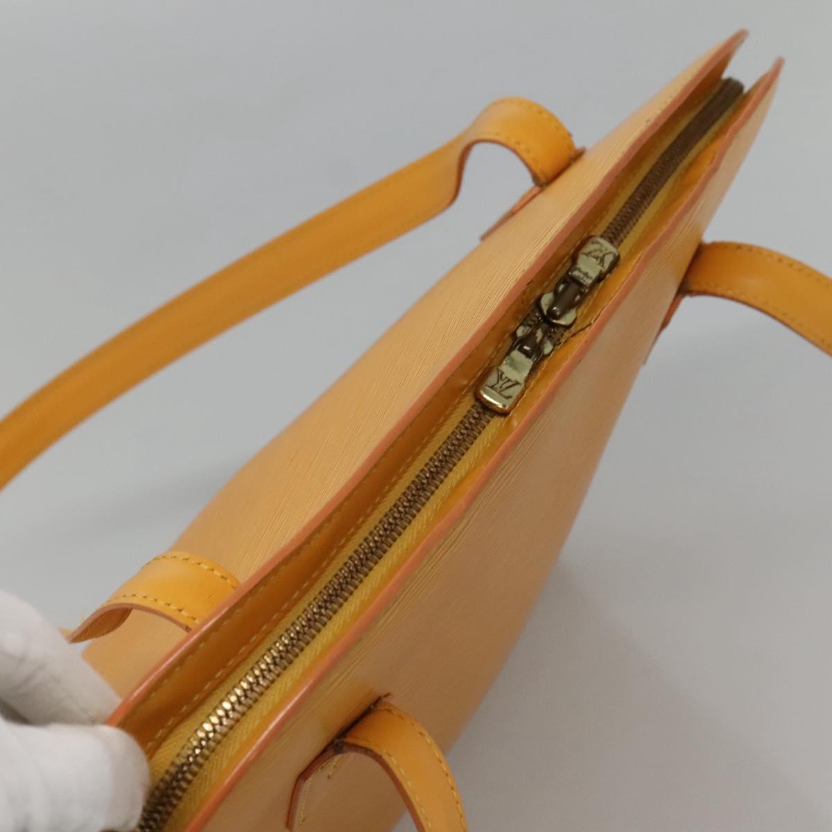 LOUIS VUITTON Epi Lussac Shoulder Bag Yellow M52289 LV Auth BD778