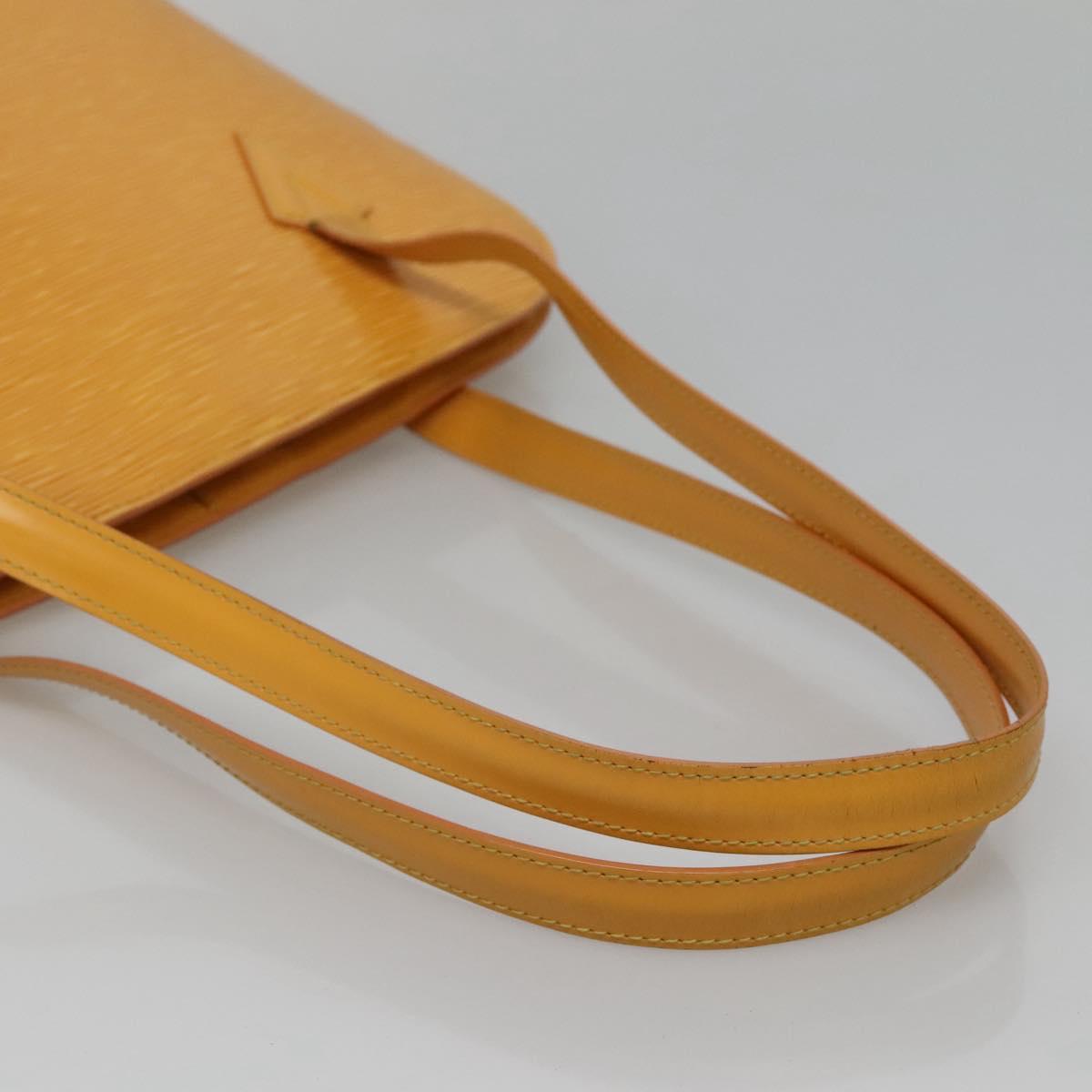 LOUIS VUITTON Epi Lussac Shoulder Bag Yellow M52289 LV Auth BD778