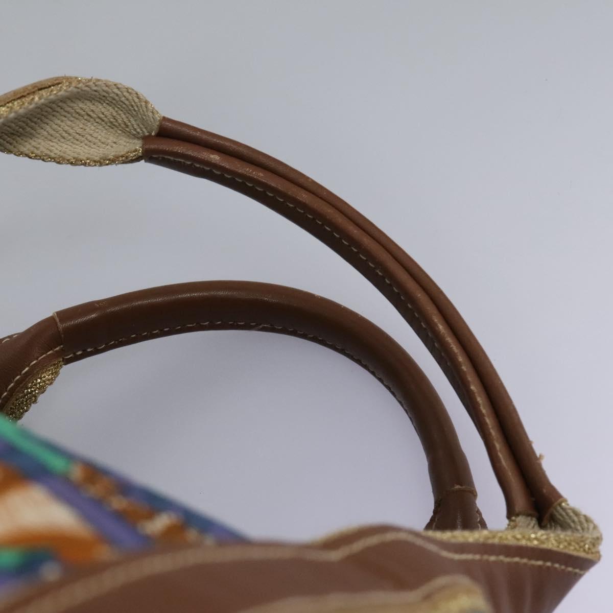 LOEWE Boston Bag Canvas Green Auth BD781