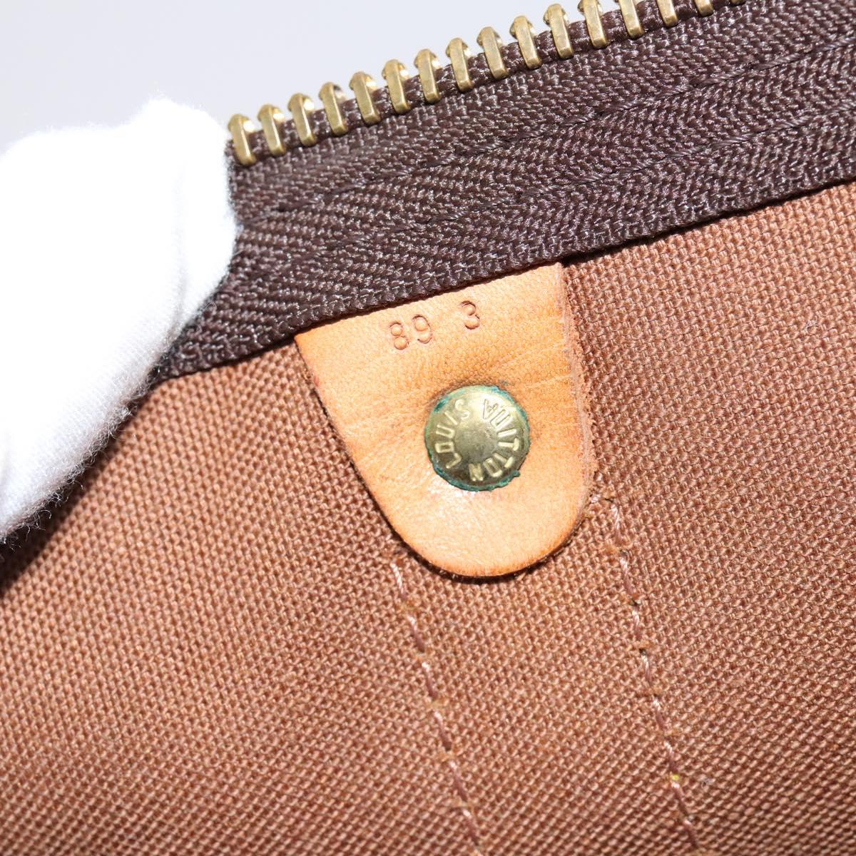 LOUIS VUITTON Monogram Keepall 50 Boston Bag M41426 LV Auth BD786