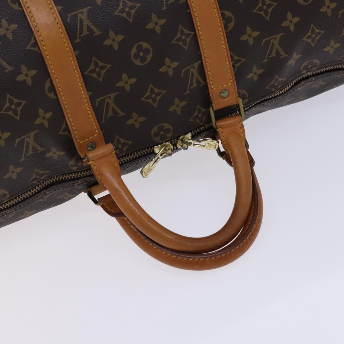 LOUIS VUITTON Monogram Keepall 50 Boston Bag M41426 LV Auth BD786