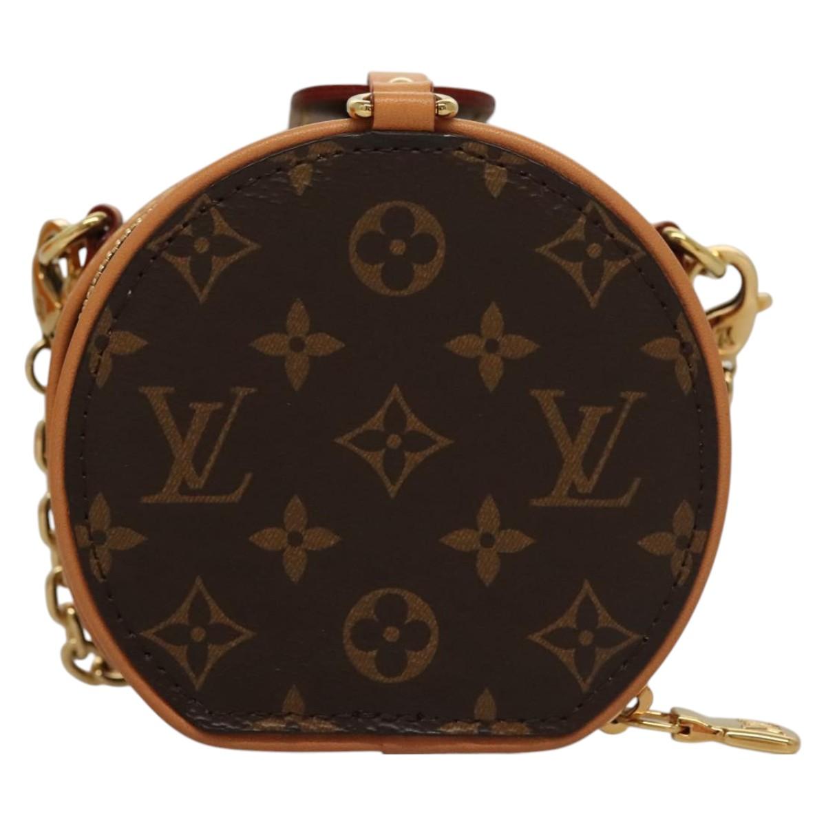 LOUIS VUITTON Monogram Mini Boite Chapeau Shoulder Bag M44699 LV Auth BD788SAM