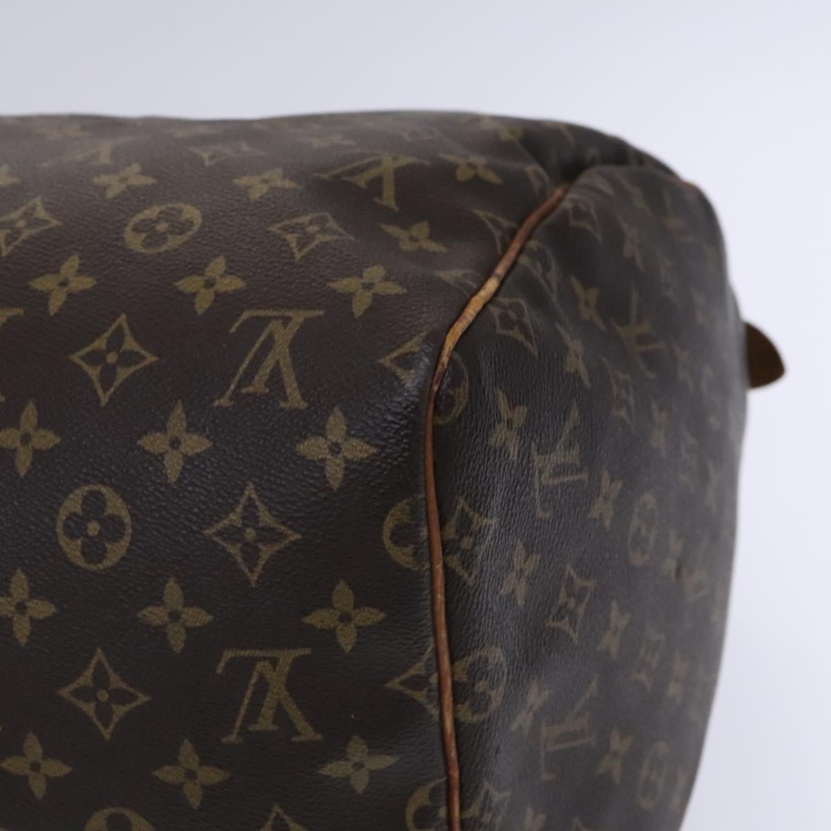 LOUIS VUITTON Monogram Keepall 55 Boston Bag M41424 LV Auth BD799