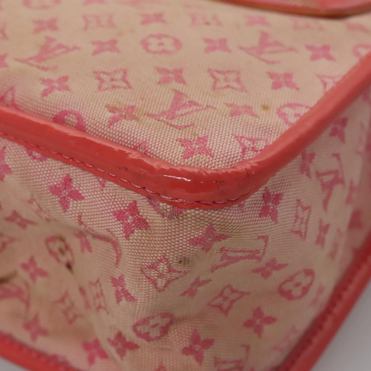 LOUIS VUITTON Monogram Mini Sac Catrain Hand Bag Strawberry M92930 Auth BD807