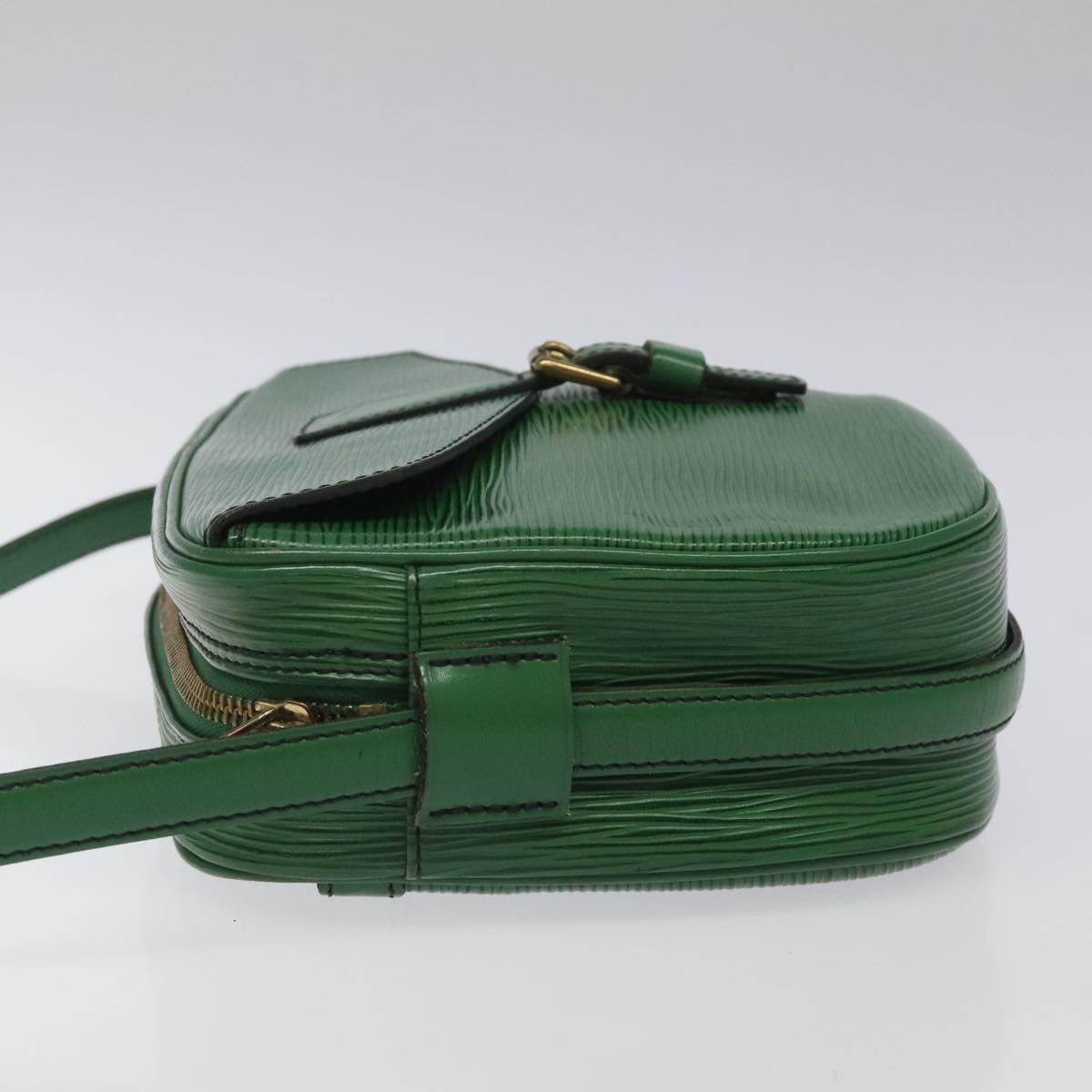 LOUIS VUITTON Epi Jeune Fille MM Shoulder Bag Green M52154 LV Auth BD827
