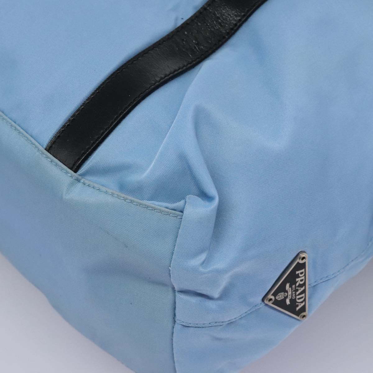 PRADA Shoulder Bag Nylon Beige Auth BD834