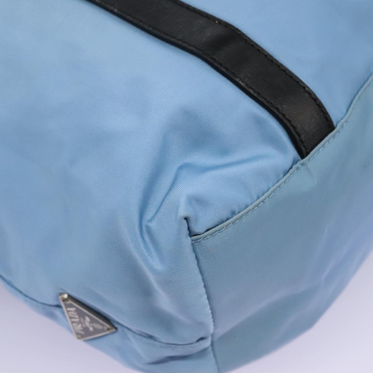 PRADA Shoulder Bag Nylon Beige Auth BD834