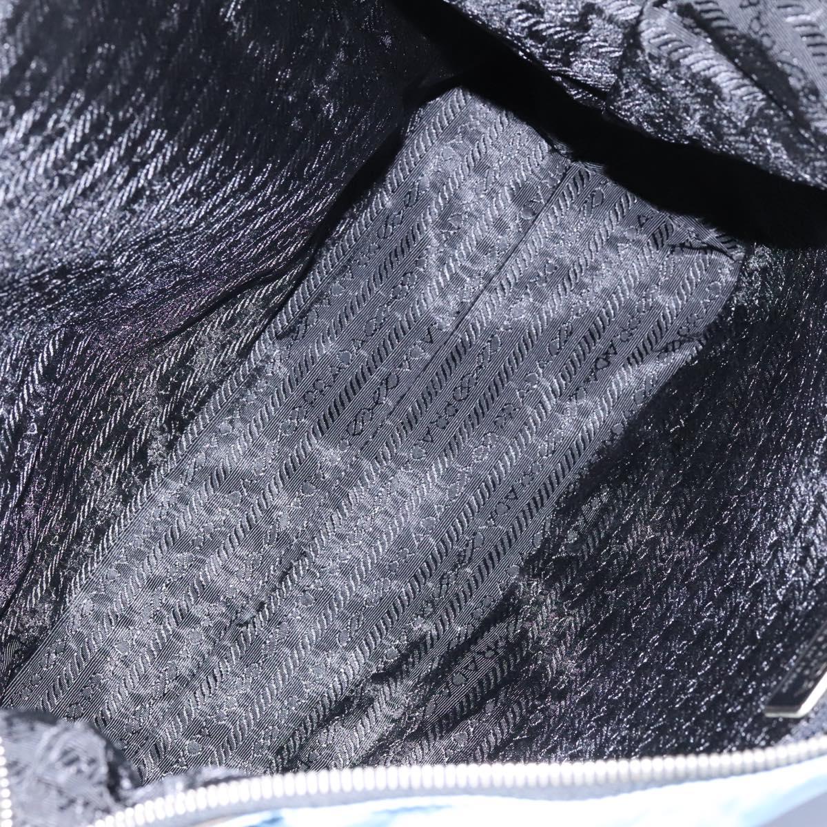 PRADA Shoulder Bag Nylon Beige Auth BD834