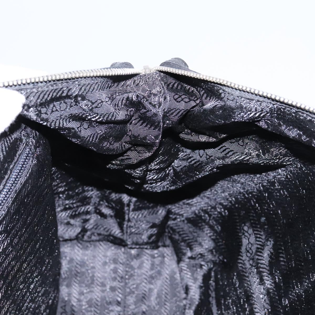 PRADA Shoulder Bag Nylon Beige Auth BD834