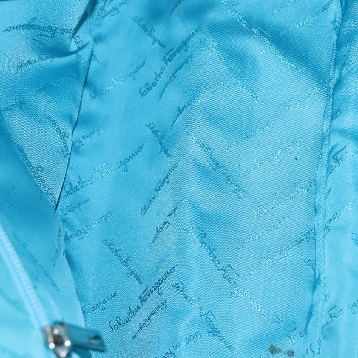 Salvatore Ferragamo Shoulder Bag Leather Black Auth BD836