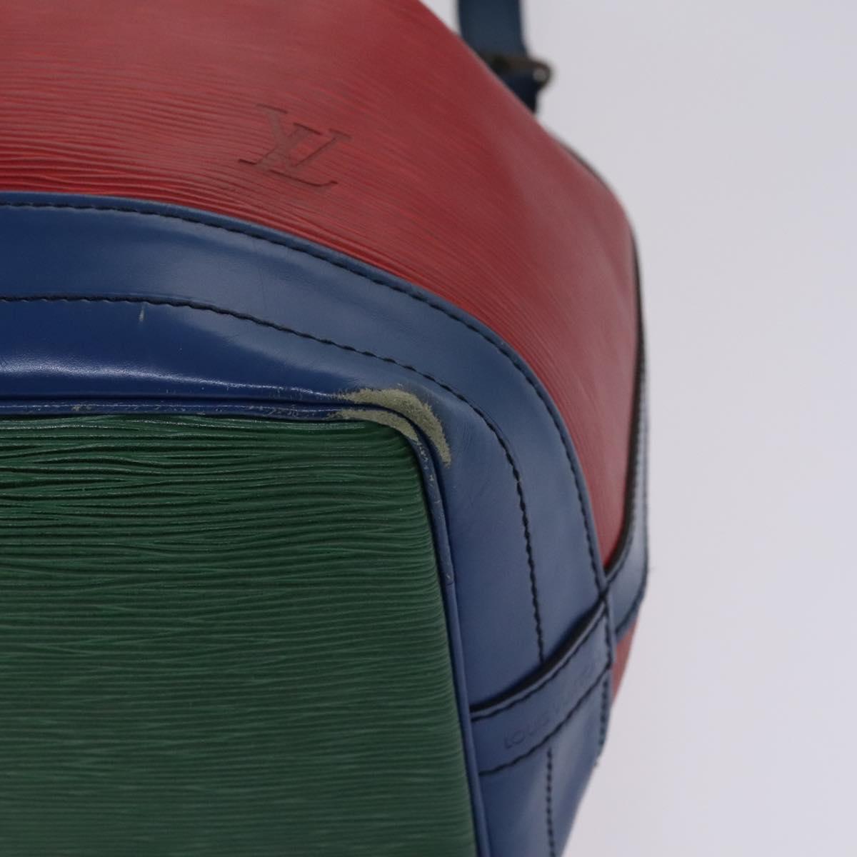 LOUIS VUITTON Epi Toriko Color Noe Bag Red Blue Green M44084 LV Auth BD854