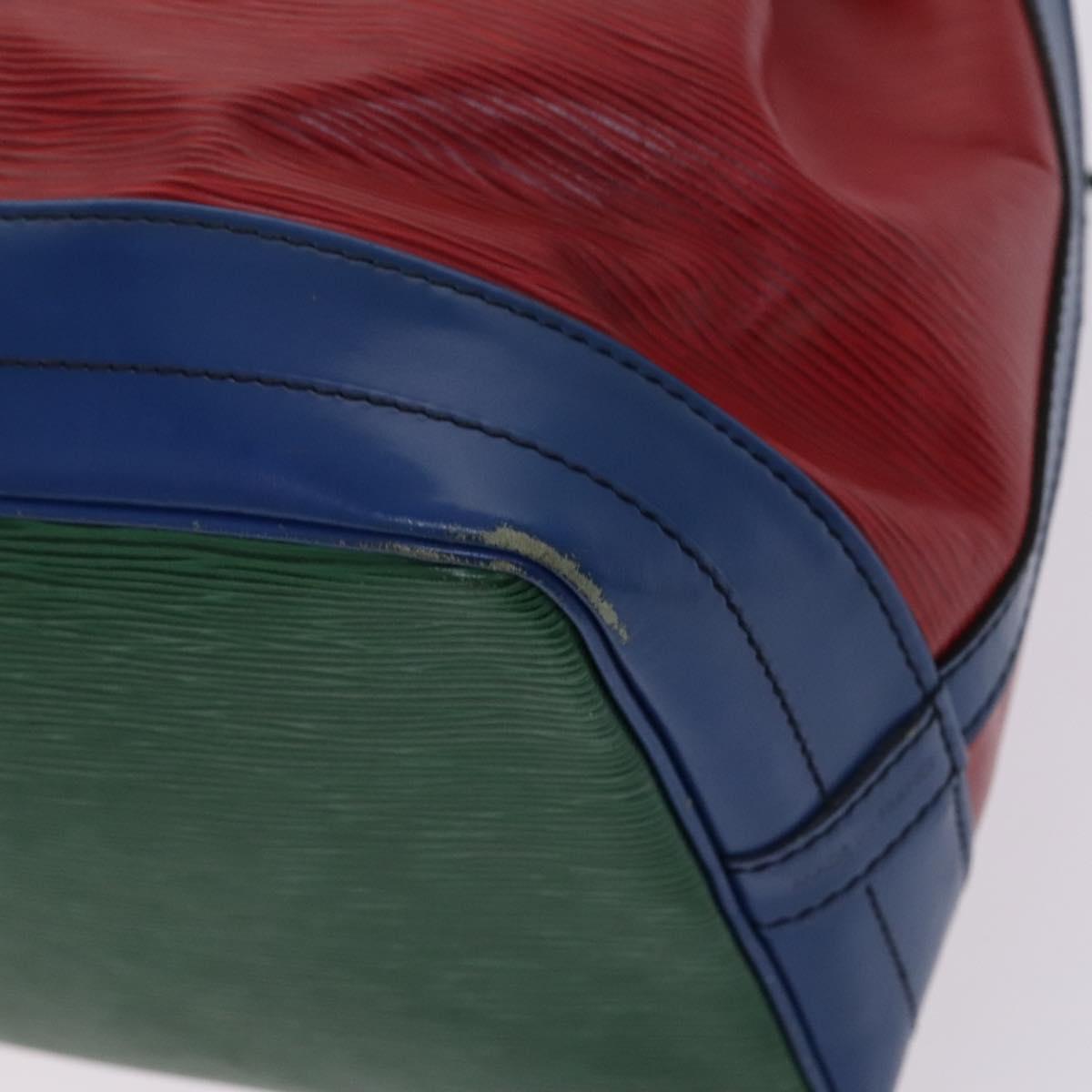 LOUIS VUITTON Epi Toriko Color Noe Bag Red Blue Green M44084 LV Auth BD854