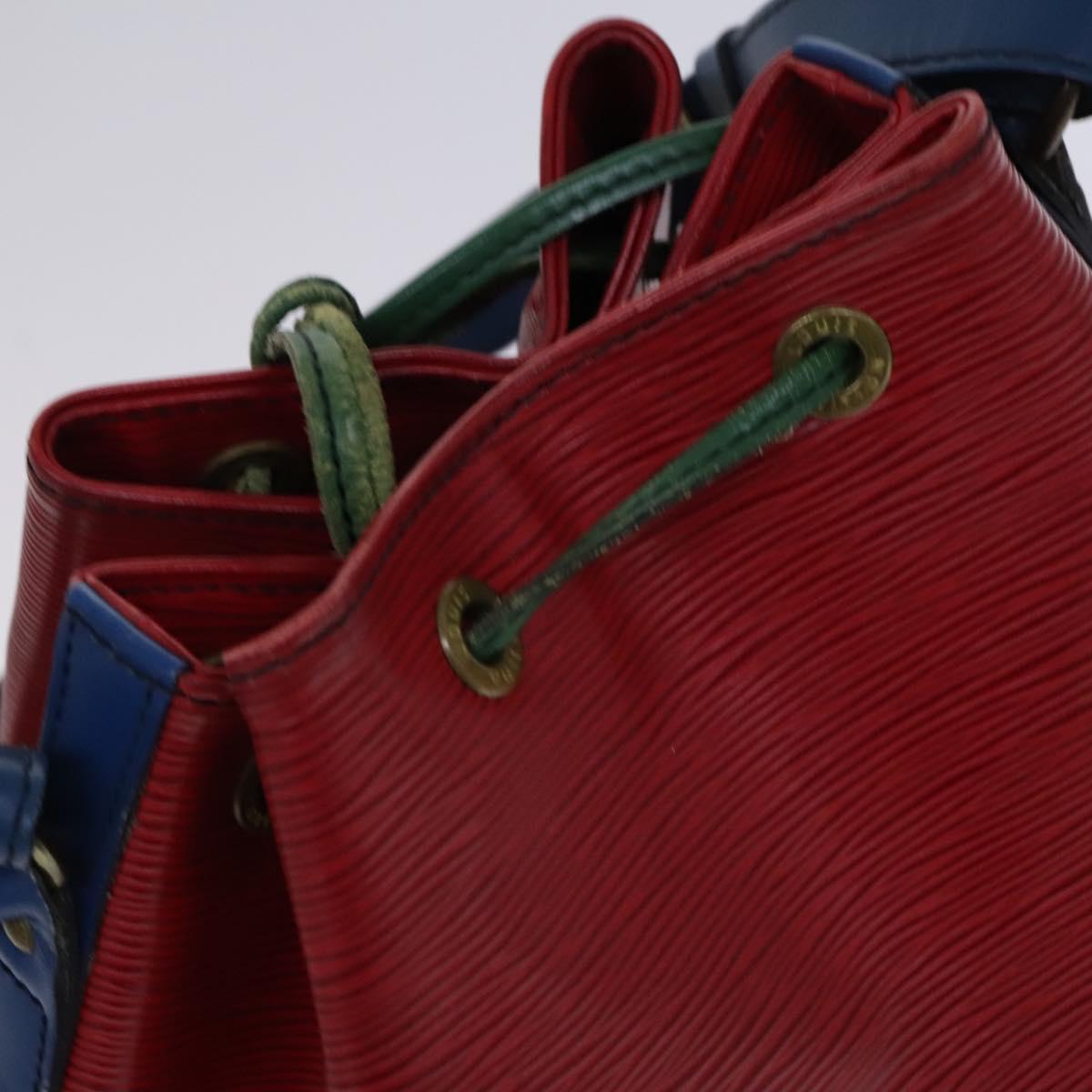 LOUIS VUITTON Epi Toriko Color Noe Bag Red Blue Green M44084 LV Auth BD854
