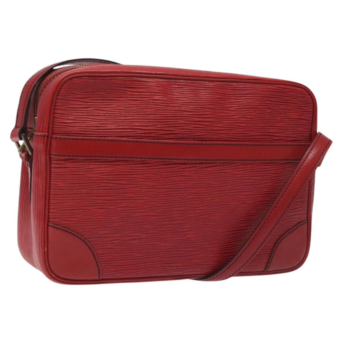 LOUIS VUITTON Epi Trocadero 27 Shoulder Bag Red M52317 LV Auth BD855