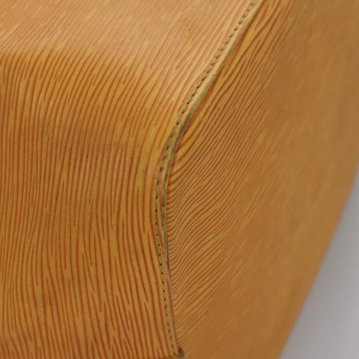 LOUIS VUITTON Epi Petit Noe Shoulder Bag Yellow M44109 LV Auth BD877