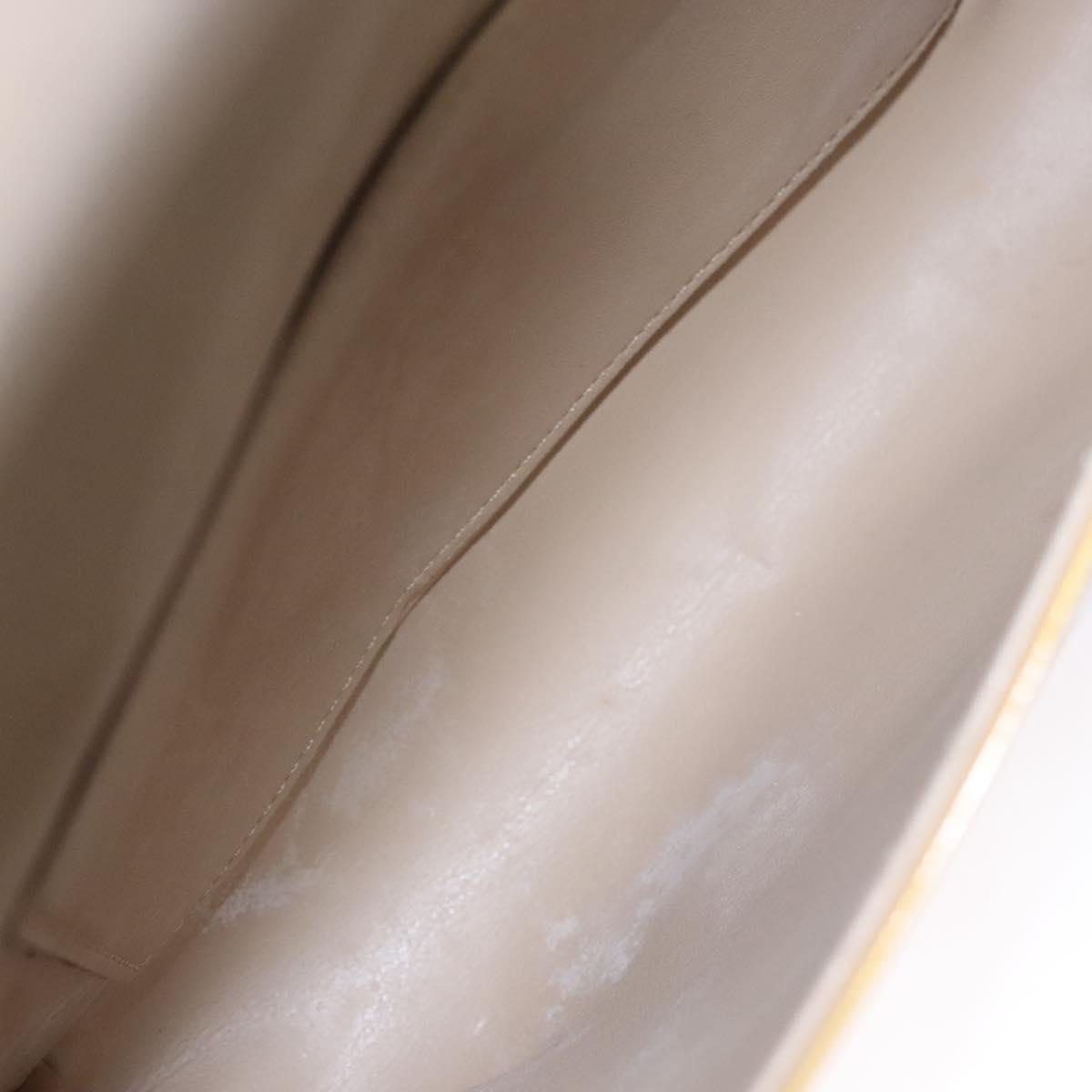 LOUIS VUITTON Monogram Vernis Thompson Street Bag Beige M91301 LV Auth BD879