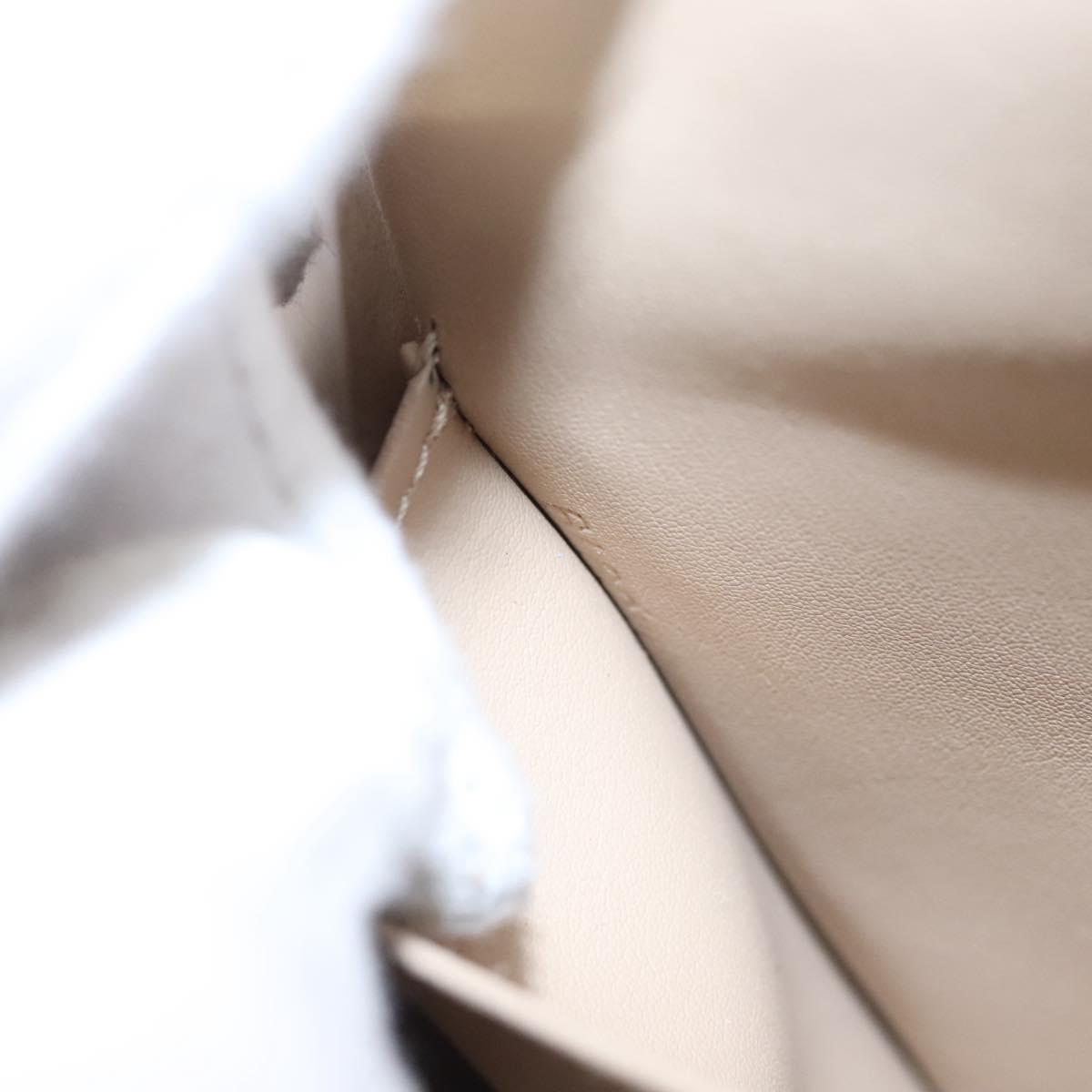 LOUIS VUITTON Monogram Vernis Thompson Street Bag Beige M91301 LV Auth BD879