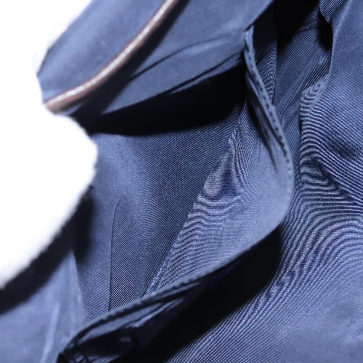 BURBERRY Nova Check Blue Label Shoulder Bag Canvas Beige Auth BD899