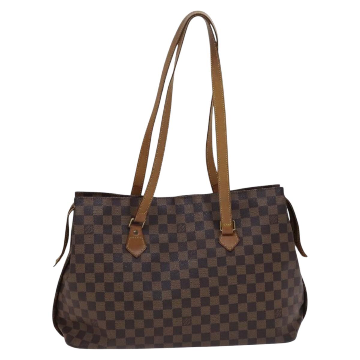 LOUIS VUITTON Damier Ebene Colombine Bag 100th Anniversary N99037 LV Auth BD907