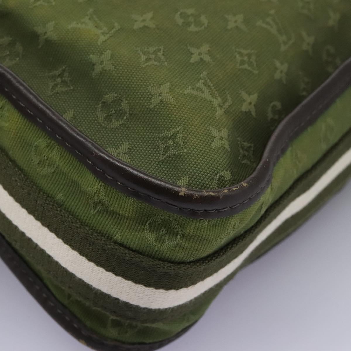 LOUIS VUITTON Monogram Mini Besace Mary Kate Bag TST Khaki M92322 LV Auth BD946