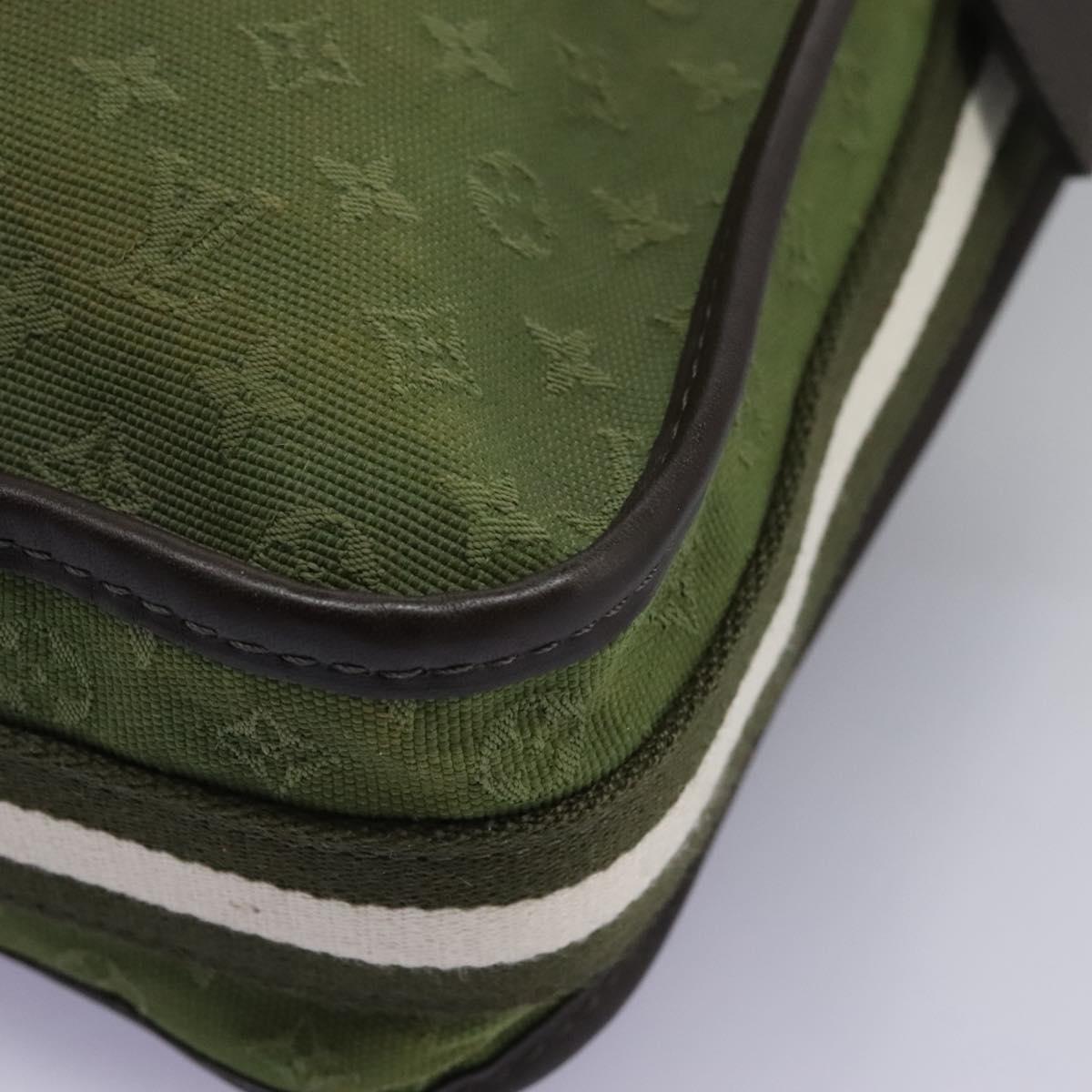 LOUIS VUITTON Monogram Mini Besace Mary Kate Bag TST Khaki M92322 LV Auth BD946