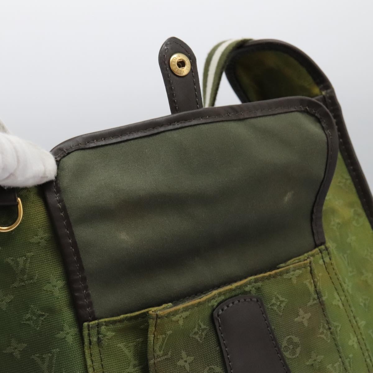 LOUIS VUITTON Monogram Mini Besace Mary Kate Bag TST Khaki M92322 LV Auth BD946