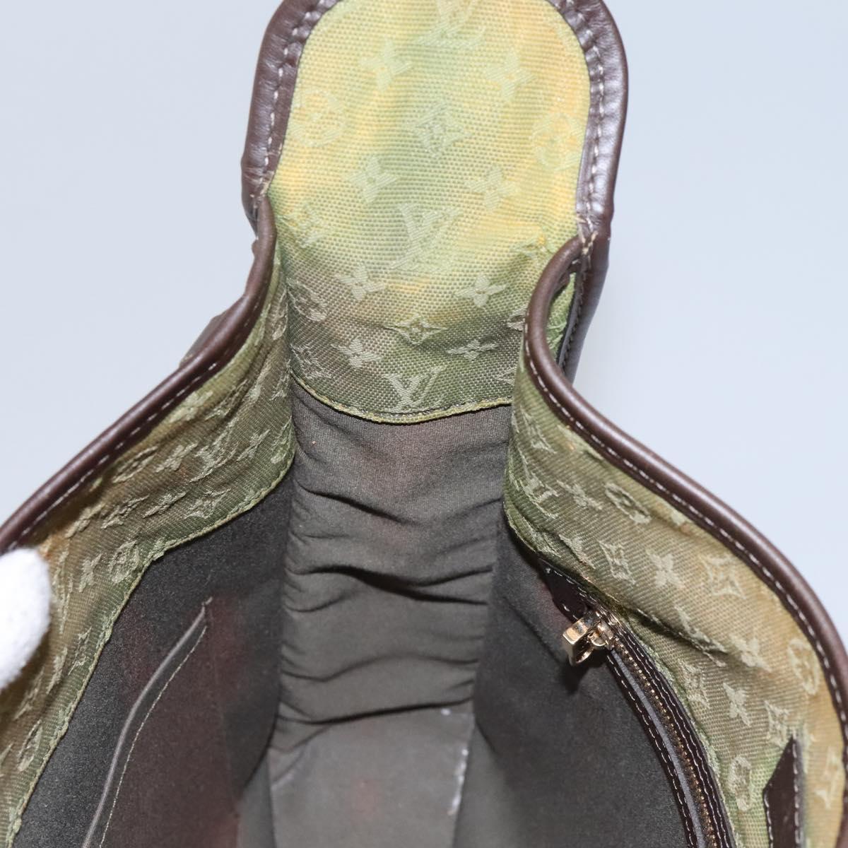 LOUIS VUITTON Monogram Mini Besace Mary Kate Bag TST Khaki M92322 LV Auth BD946