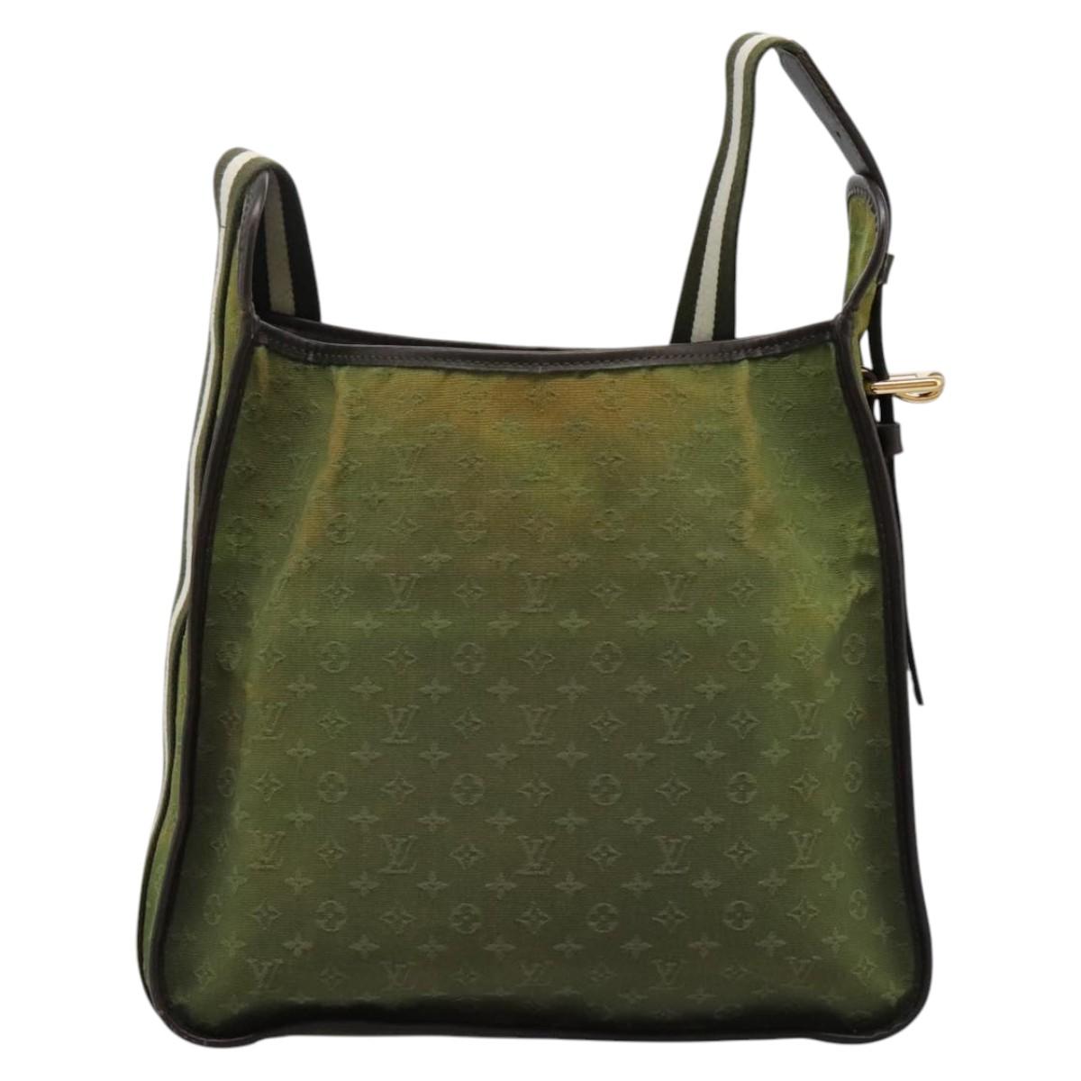 LOUIS VUITTON Monogram Mini Besace Mary Kate Bag TST Khaki M92322 LV Auth BD946
