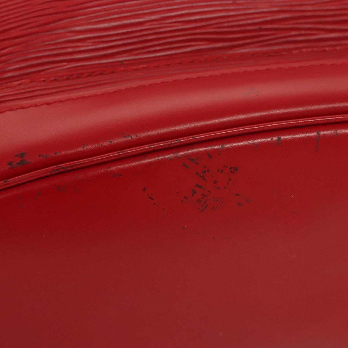 LOUIS VUITTON Epi Montsouris MM Backpack Monaco 700th Red LV Auth BD973AV