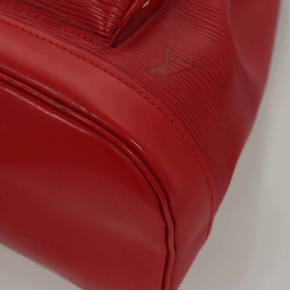 LOUIS VUITTON Epi Montsouris MM Backpack Monaco 700th Red LV Auth BD973AV