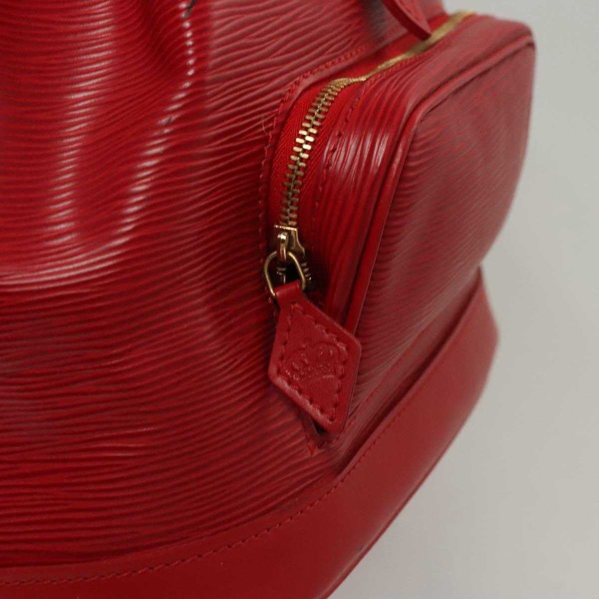LOUIS VUITTON Epi Montsouris MM Backpack Monaco 700th Red LV Auth BD973SAV