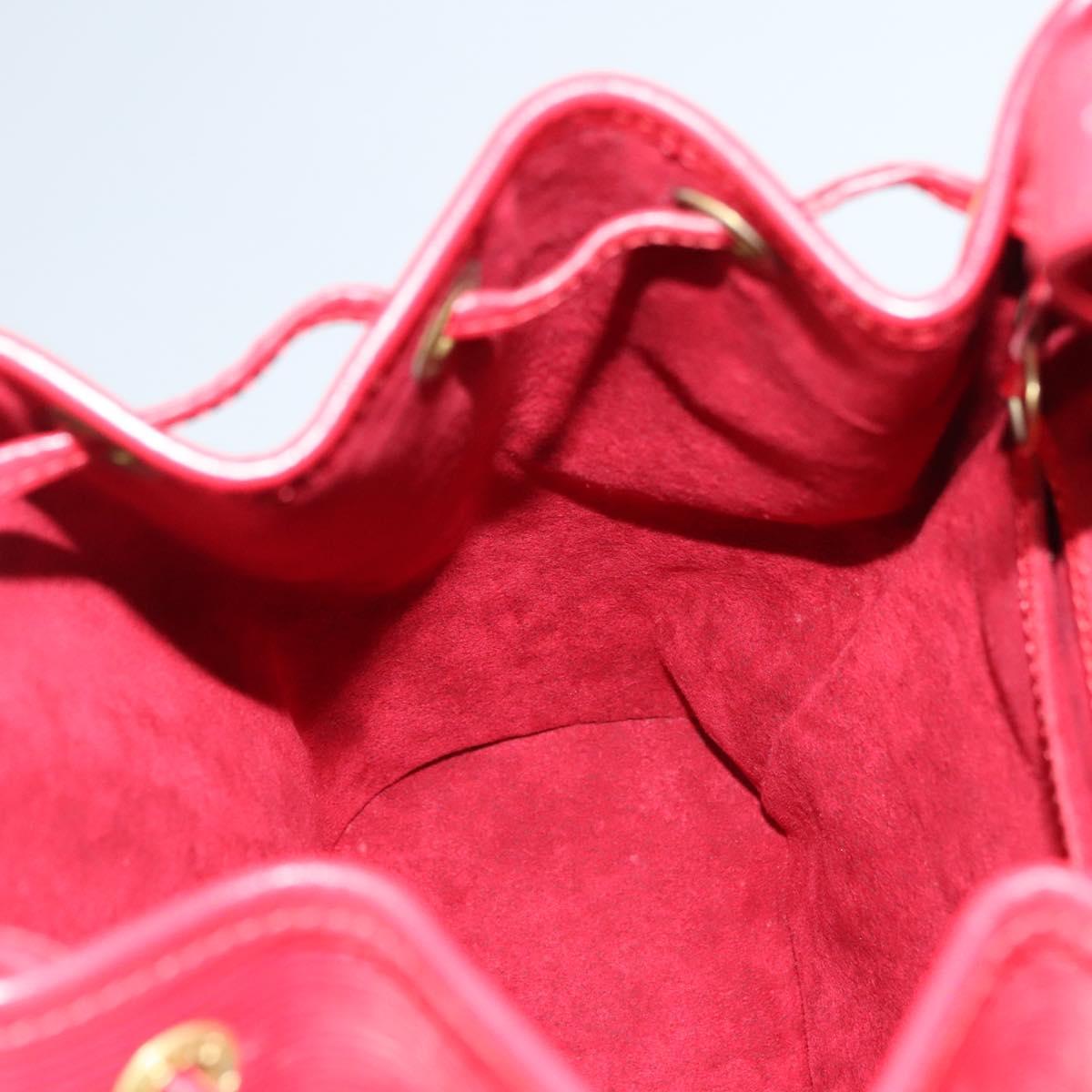 LOUIS VUITTON Epi Montsouris MM Backpack Monaco 700th Red LV Auth BD973SAV