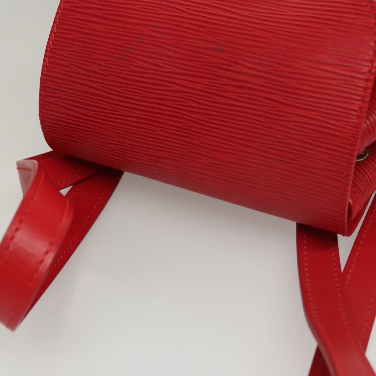 LOUIS VUITTON Epi Montsouris MM Backpack Monaco 700th Red LV Auth BD973SAV