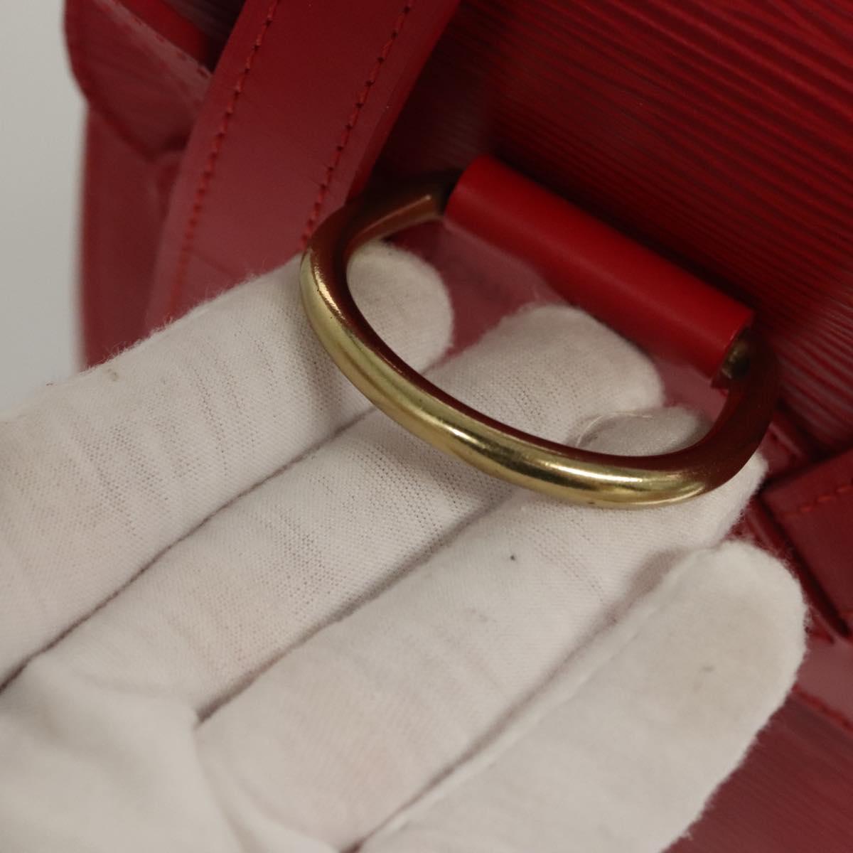 LOUIS VUITTON Epi Montsouris MM Backpack Monaco 700th Red LV Auth BD973SAV