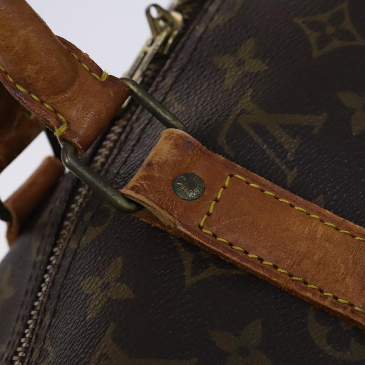 LOUIS VUITTON Monogram Keepall 50 Boston Bag M41426 LV Auth BD976