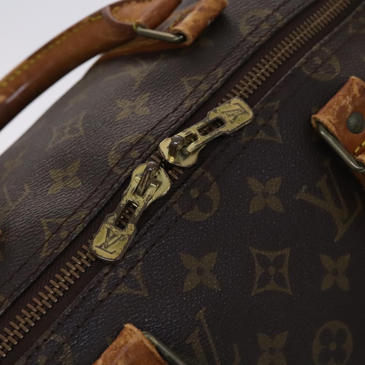 LOUIS VUITTON Monogram Keepall 50 Boston Bag M41426 LV Auth BD976