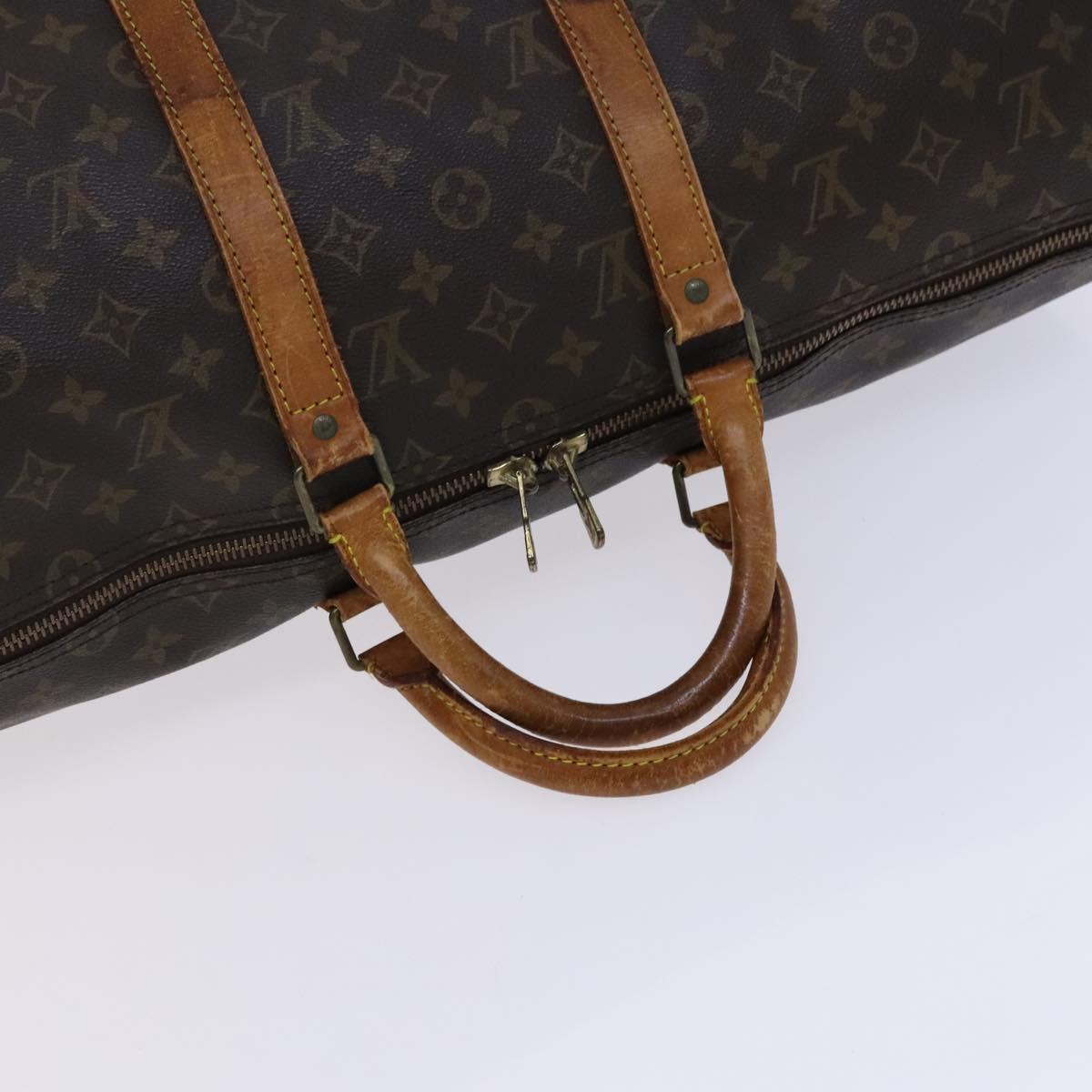 LOUIS VUITTON Monogram Keepall 50 Boston Bag M41426 LV Auth BD976