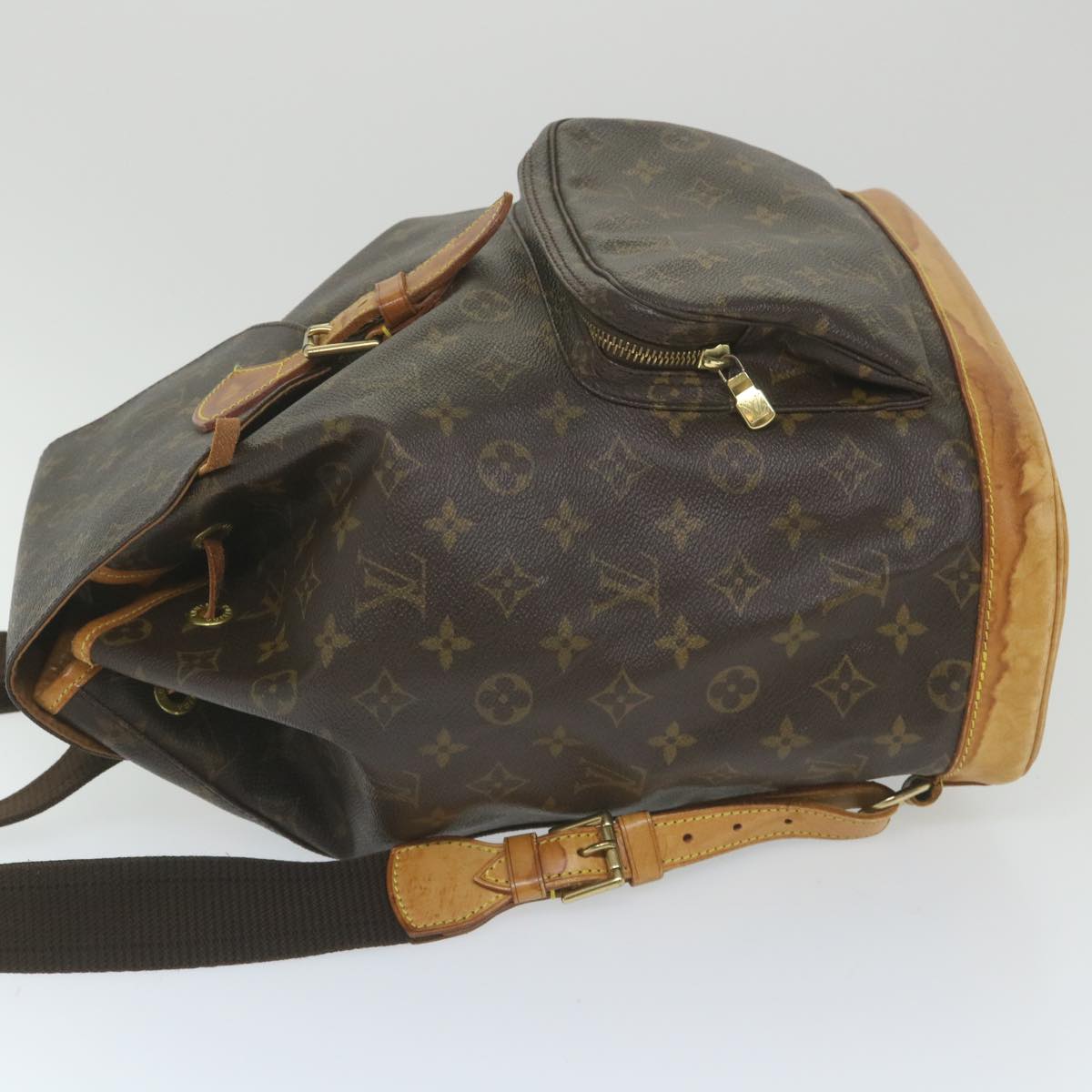 LOUIS VUITTON Monogram Montsouris GM Backpack M51135 LV Auth bh132