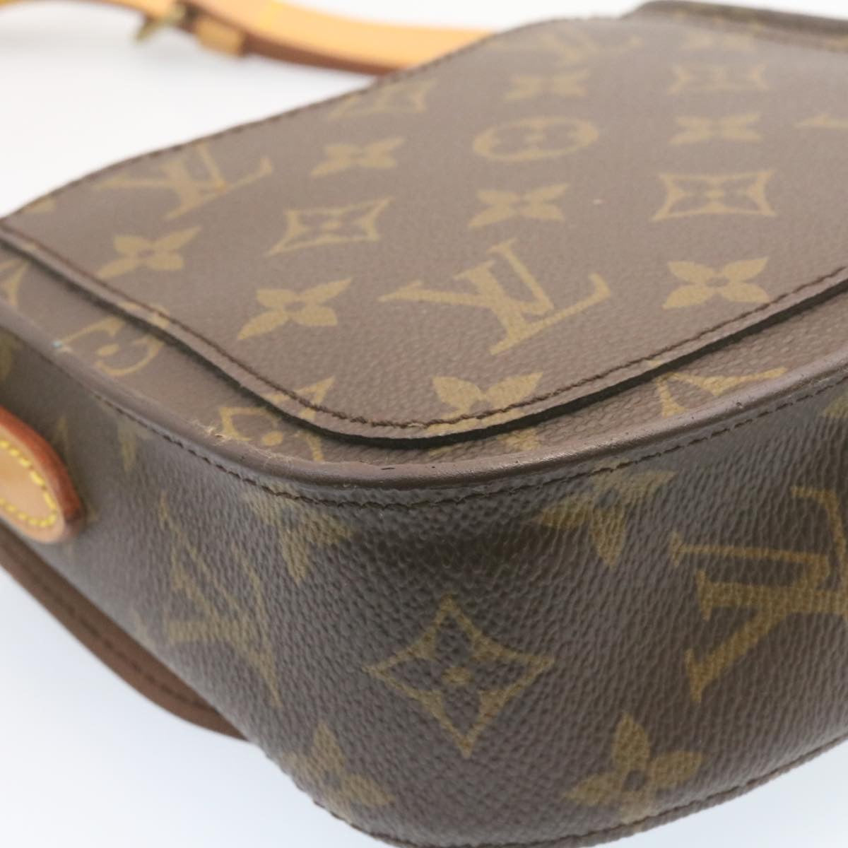 LOUIS VUITTON Monogram Saint Cloud PM Shoulder Bag M51244 LV Auth am343bV
