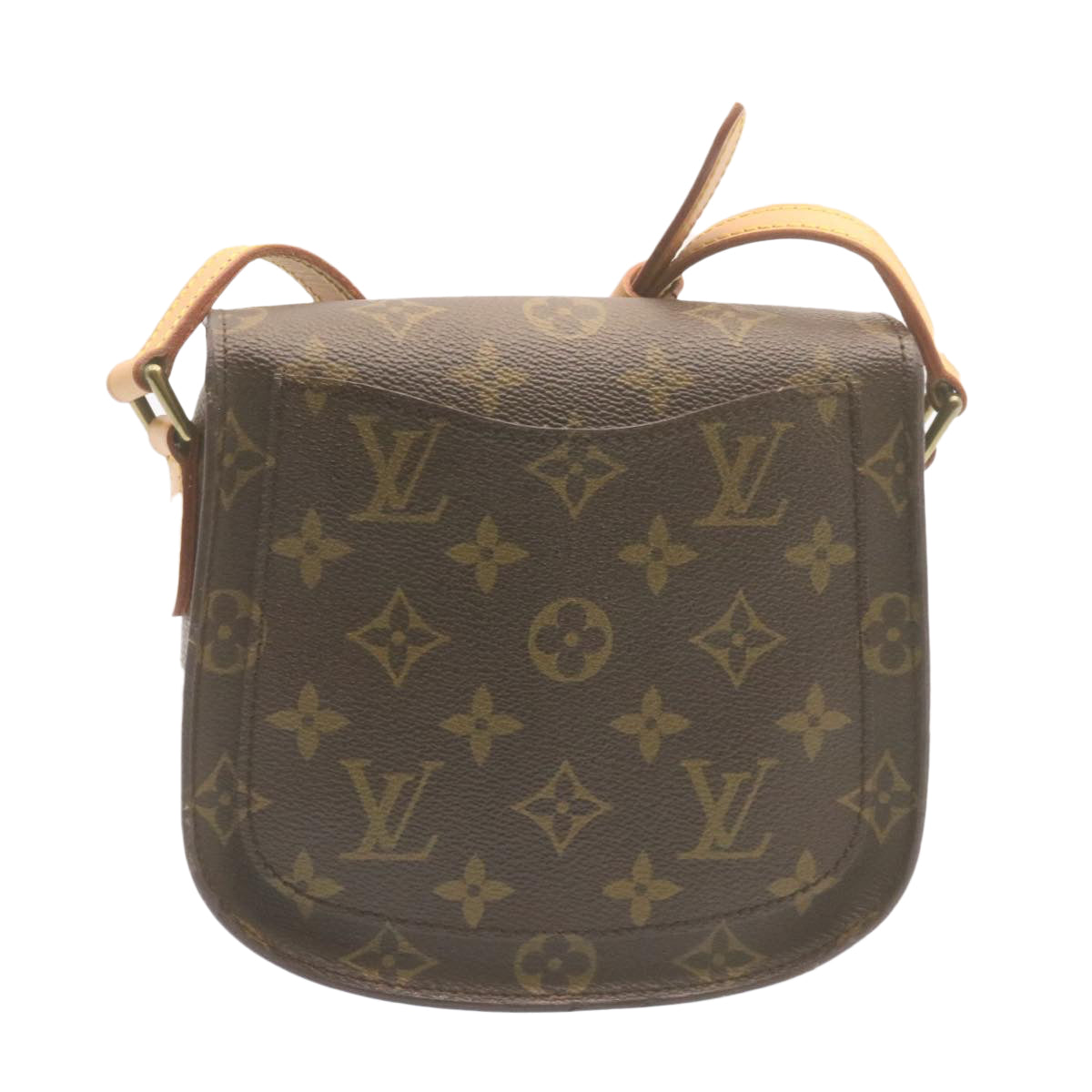 LOUIS VUITTON Monogram Saint Cloud PM Shoulder Bag M51244 LV Auth am343bV