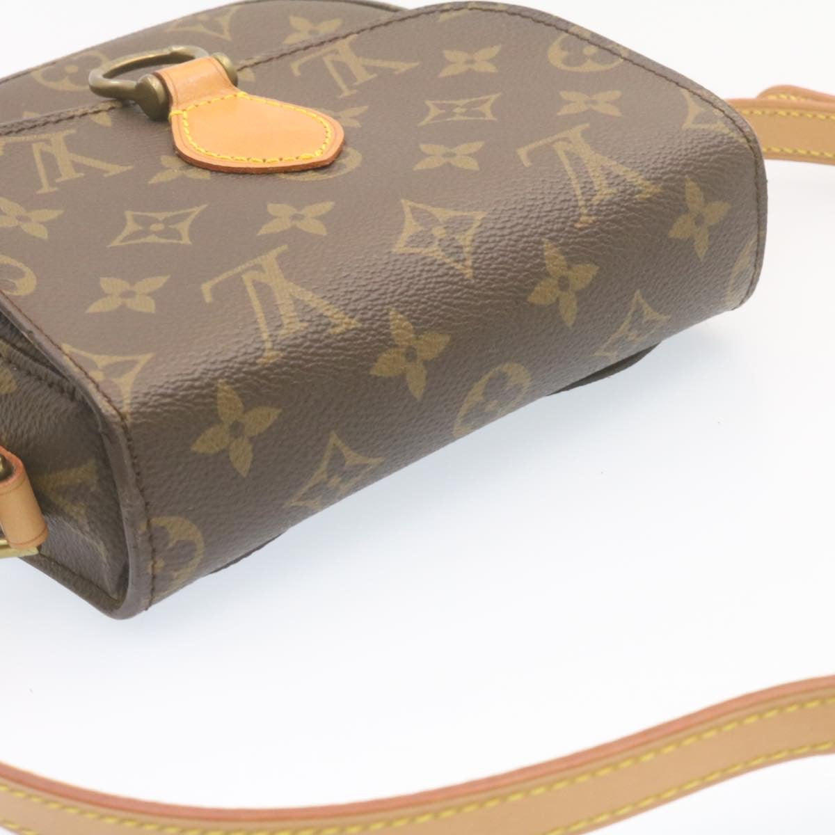LOUIS VUITTON Monogram Saint Cloud PM Shoulder Bag M51244 LV Auth am343bV