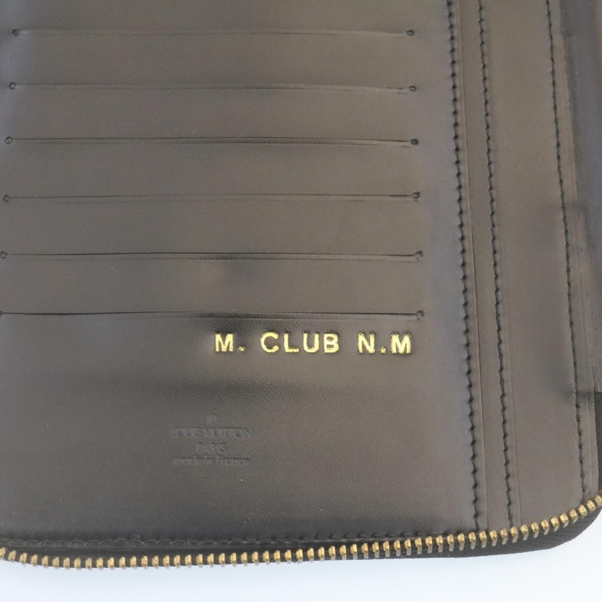 LOUIS VUITTON Epi Travel Case Black LV Auth am447bV