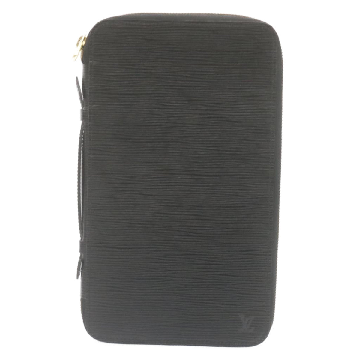 LOUIS VUITTON Epi Travel Case Black LV Auth am447bV