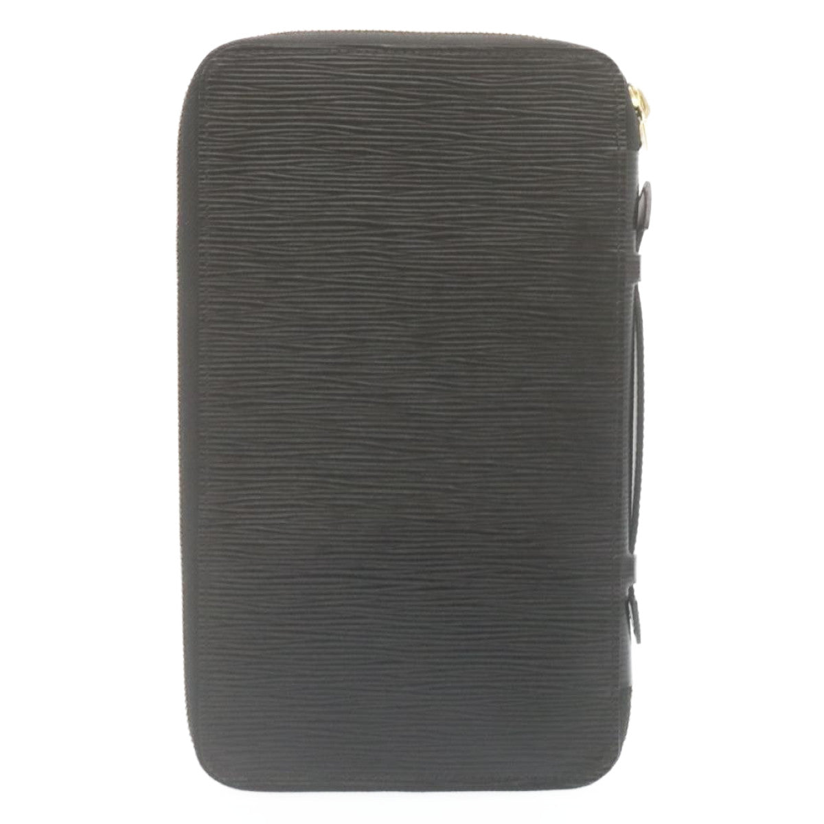 LOUIS VUITTON Epi Travel Case Black LV Auth am447bV